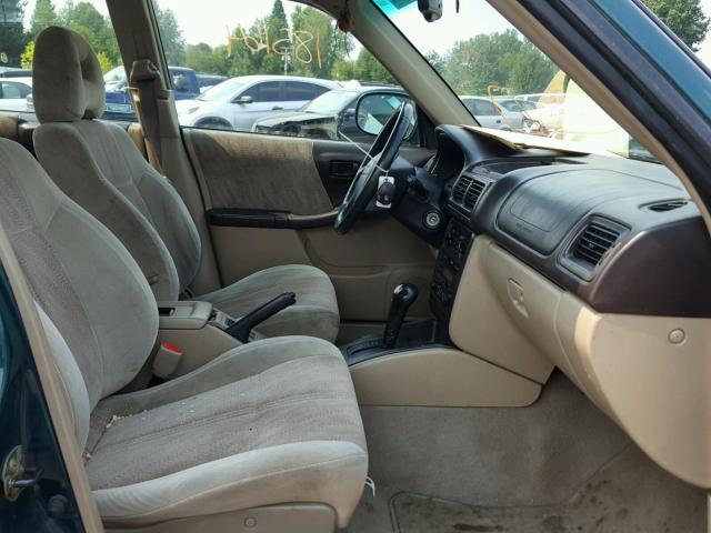 JF1SF65561H719969 - 2001 SUBARU FORESTER S Yaşıl foto 5