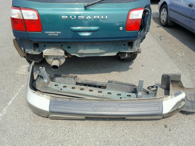 JF1SF65561H719969 - 2001 SUBARU FORESTER S Yaşıl foto 9