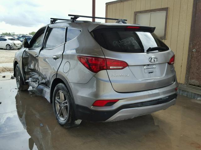 5XYZU3LB7HG413419 - 2017 HYUNDAI SANTA FE S 灰色 照片 3