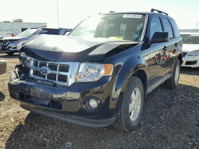 1FMCU9D7XCKC66742 - 2012 FORD ESCAPE XLT BLACK photo 2