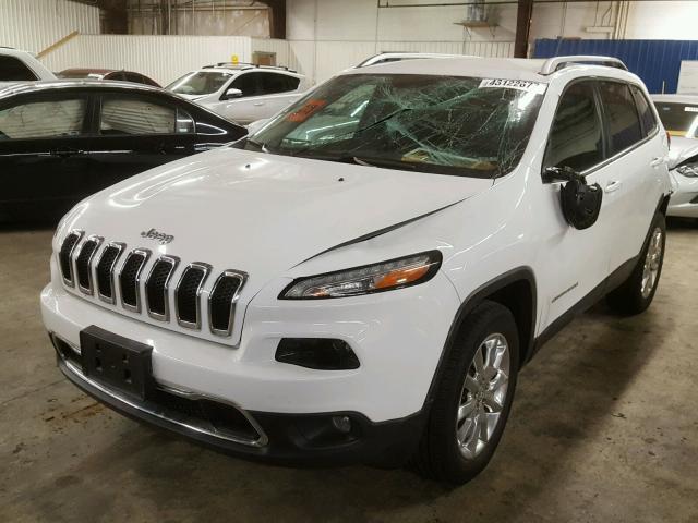 1C4PJMDB4FW729462 - 2015 JEEP CHEROKEE L WHITE photo 2