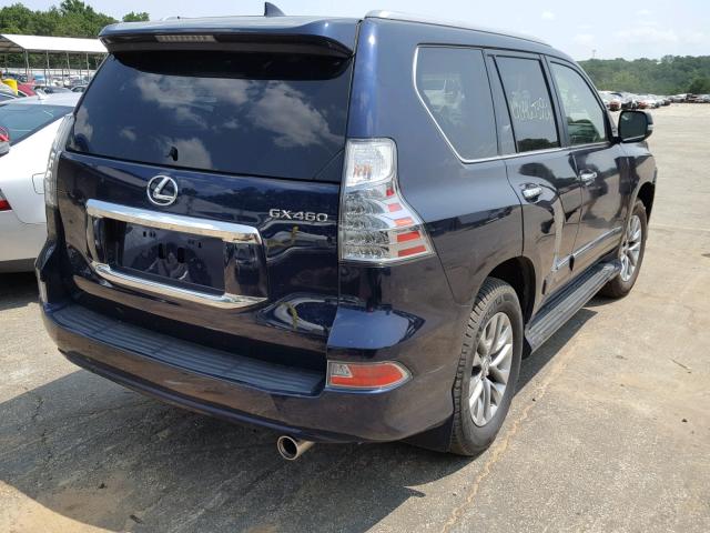 JTJJM7FX0H5164415 - 2017 LEXUS GX PREMIUM BLUE photo 4