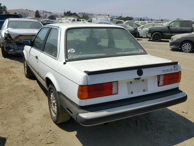 WBAAB5409G9682577 - 1986 BMW 325 E WHITE photo 3