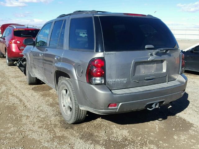 1GNDT33S492123333 - 2009 CHEVROLET TRAILBLAZE GRAY photo 3