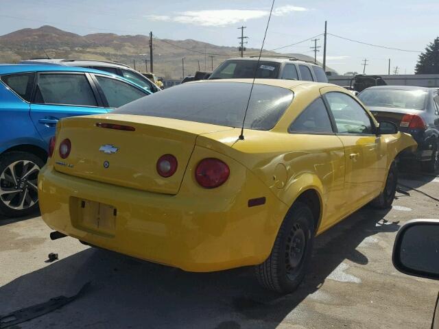 1G1AK15F867875126 - 2006 CHEVROLET COBALT LS YELLOW photo 4