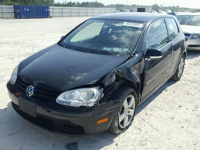 WVWBA71K68W206396 - 2008 VOLKSWAGEN RABBIT BLACK photo 2