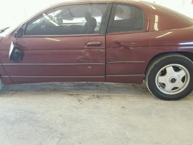 2G1WX12K6W9113078 - 1998 CHEVROLET MONTE CARL MAROON photo 9