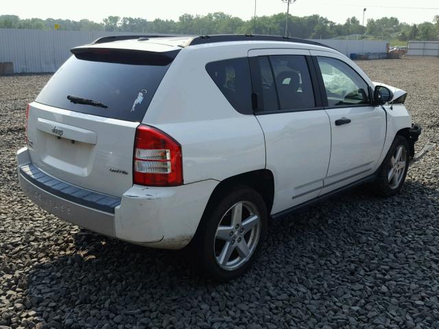 1J8FF57W28D741277 - 2008 JEEP COMPASS LI WHITE photo 4