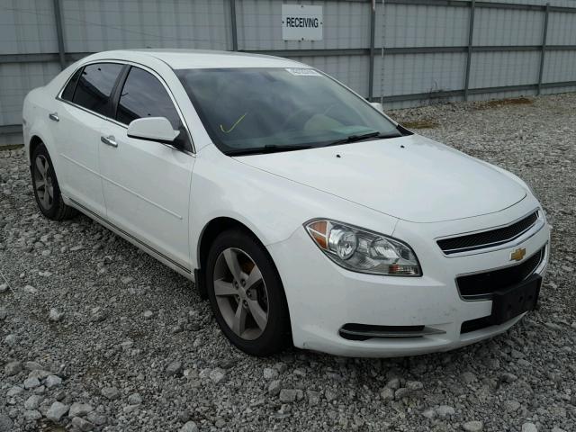 1G1ZC5E00CF204540 - 2012 CHEVROLET MALIBU 1LT WHITE photo 1