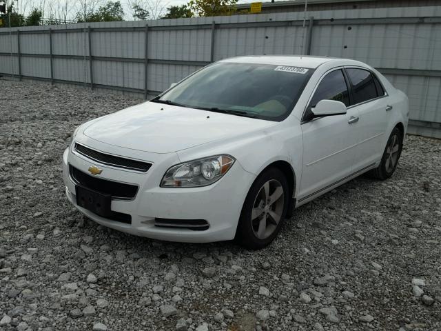 1G1ZC5E00CF204540 - 2012 CHEVROLET MALIBU 1LT WHITE photo 2
