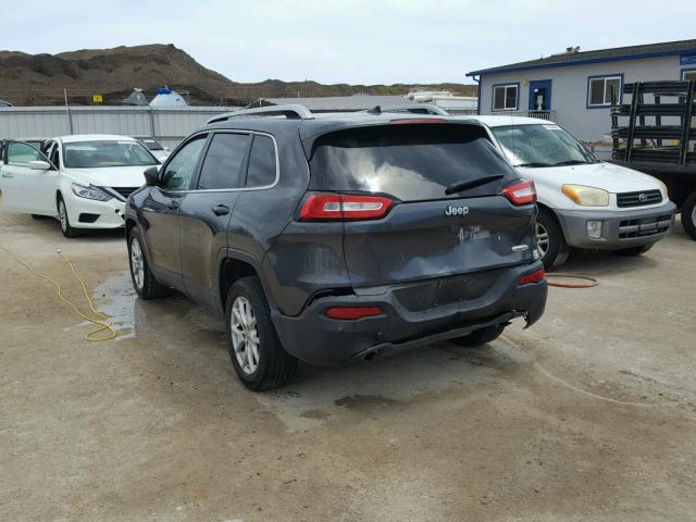 1C4PJLCB1GW211855 - 2016 JEEP CHEROKEE L GRAY photo 3