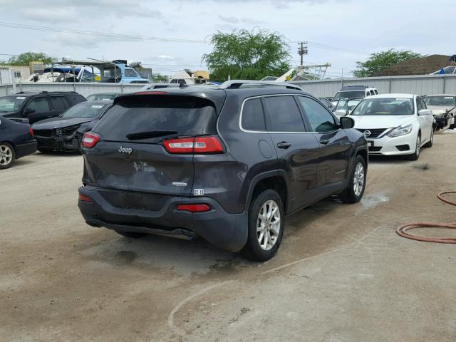 1C4PJLCB1GW211855 - 2016 JEEP CHEROKEE L GRAY photo 4