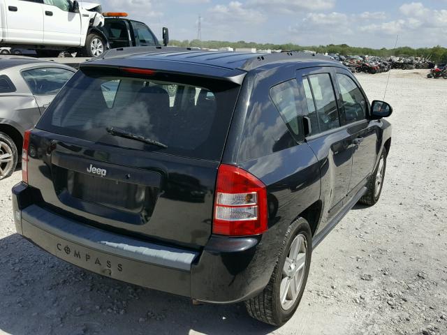 1J8FT47W88D758443 - 2008 JEEP COMPASS SP BLACK photo 4