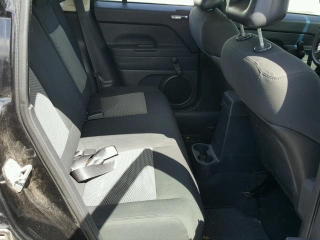 1J8FT47W88D758443 - 2008 JEEP COMPASS SP BLACK photo 6