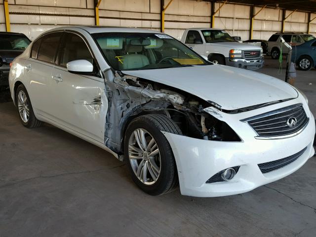 JN1DV6AP4BM830965 - 2011 INFINITI G25 BASE WHITE photo 1