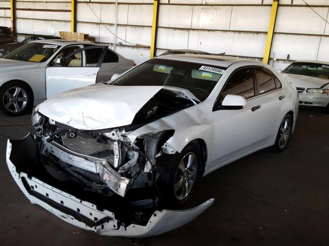 JH4CU2F67CC028548 - 2012 ACURA TSX TECH WHITE photo 2