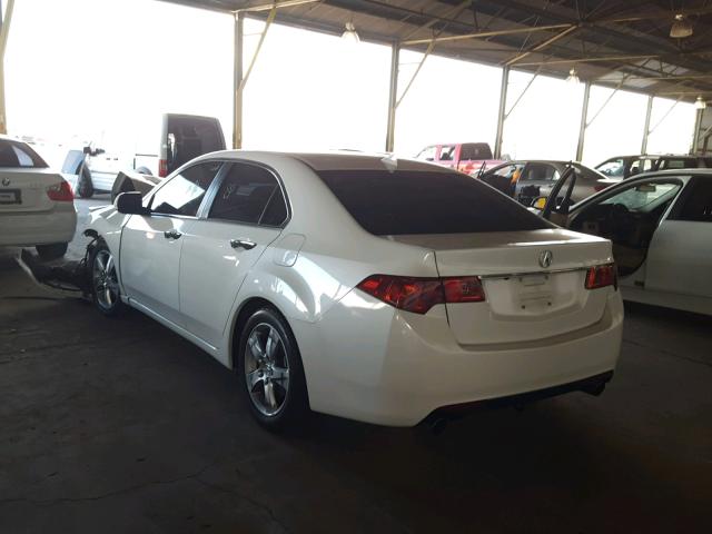 JH4CU2F67CC028548 - 2012 ACURA TSX TECH WHITE photo 3