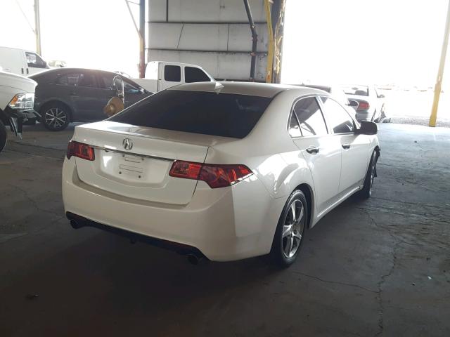 JH4CU2F67CC028548 - 2012 ACURA TSX TECH WHITE photo 4