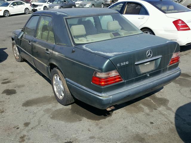 WDBEA32E9SC259941 - 1995 MERCEDES-BENZ E 320 BASE GREEN photo 3