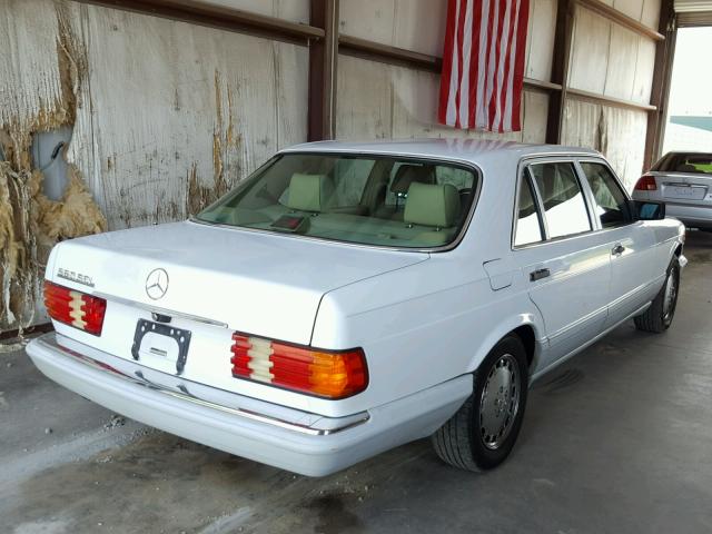 WDBCA39E0LA503082 - 1990 MERCEDES-BENZ 560 SEL WHITE photo 4