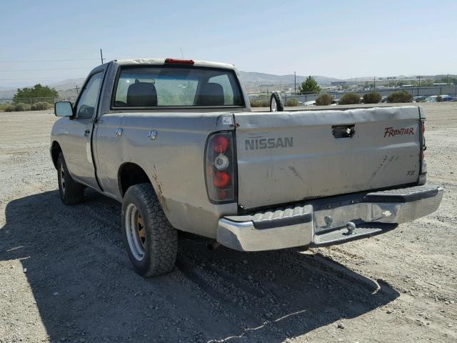 1N6DD21S9YC370985 - 2000 NISSAN FRONTIER X BEIGE photo 3