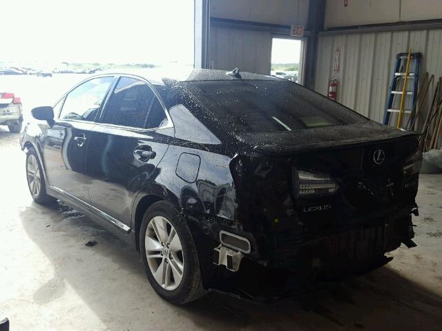 JTHBB1BA5A2013555 - 2010 LEXUS HS 250H BLACK photo 3