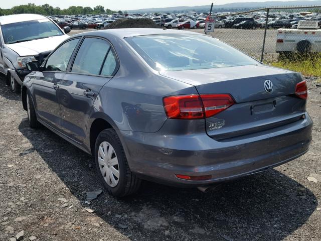 3VW2K7AJXFM270813 - 2015 VOLKSWAGEN JETTA BASE 银色 照片 3