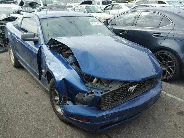 1ZVHT80N885125666 - 2008 FORD MUSTANG BLUE photo 1