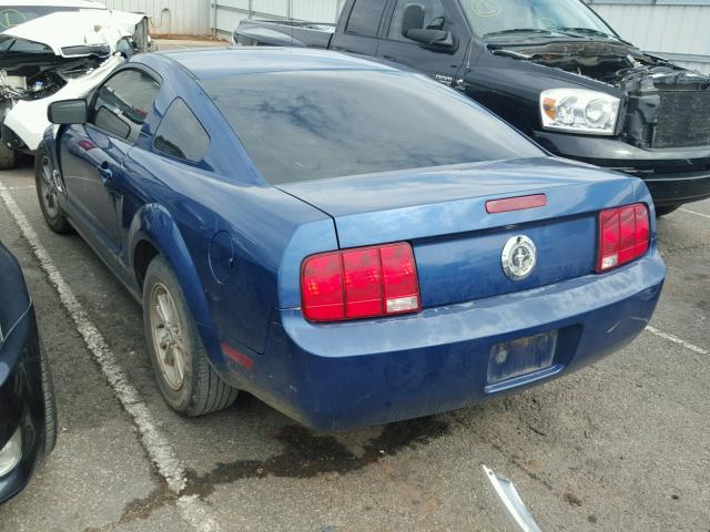 1ZVHT80N885125666 - 2008 FORD MUSTANG BLUE photo 3