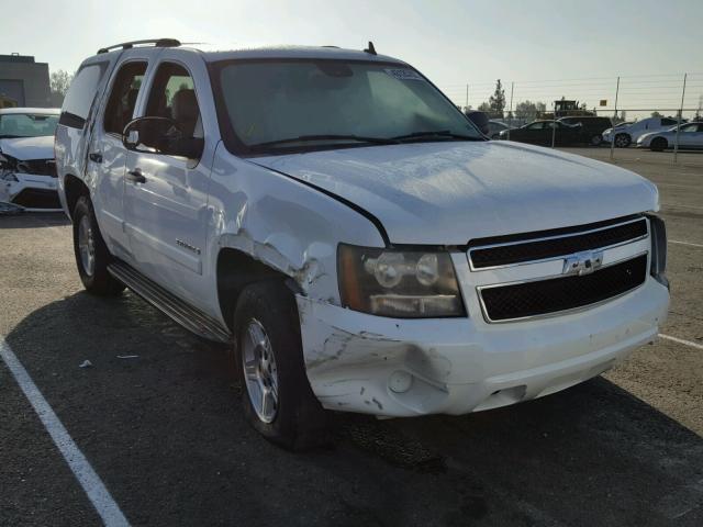 1GNFC13C17R296480 - 2007 CHEVROLET TAHOE C150 WHITE photo 1