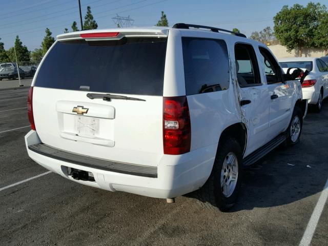 1GNFC13C17R296480 - 2007 CHEVROLET TAHOE C150 WHITE photo 4