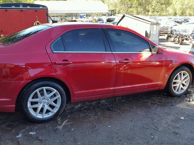 3FAHP0JG5CR422303 - 2012 FORD FUSION RED photo 7