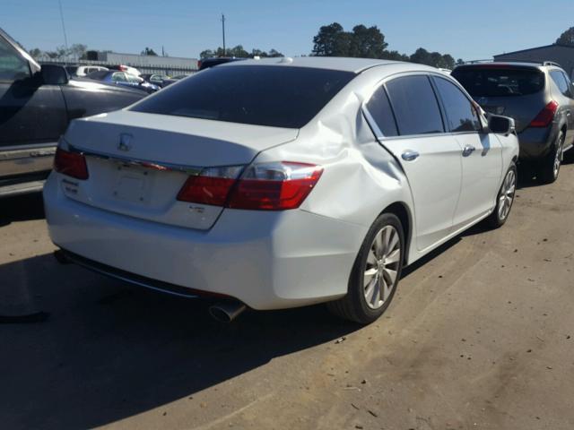 1HGCR3F83DA027664 - 2013 HONDA ACCORD EXL WHITE photo 4