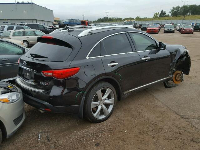 JN8BS1MWXBM760251 - 2011 INFINITI FX50 BLACK photo 4