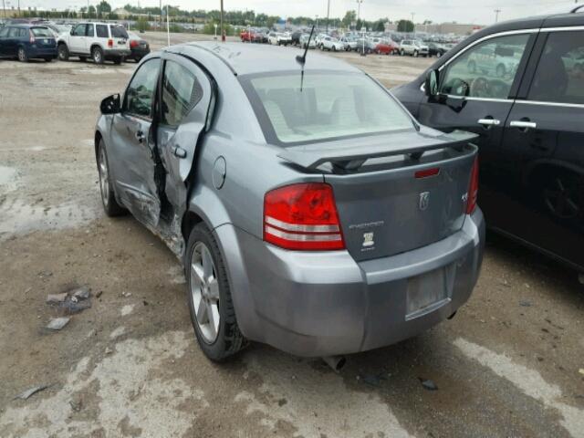 1B3LC76M08N149886 - 2008 DODGE AVENGER R/ GRAY photo 3