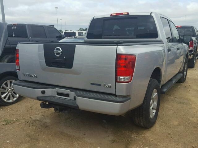 1N6BA07C69N319552 - 2009 NISSAN TITAN SILVER photo 4