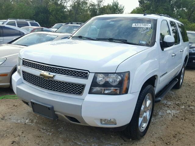 1GNFC26J89R170250 - 2009 CHEVROLET SUBURBAN C WHITE photo 2