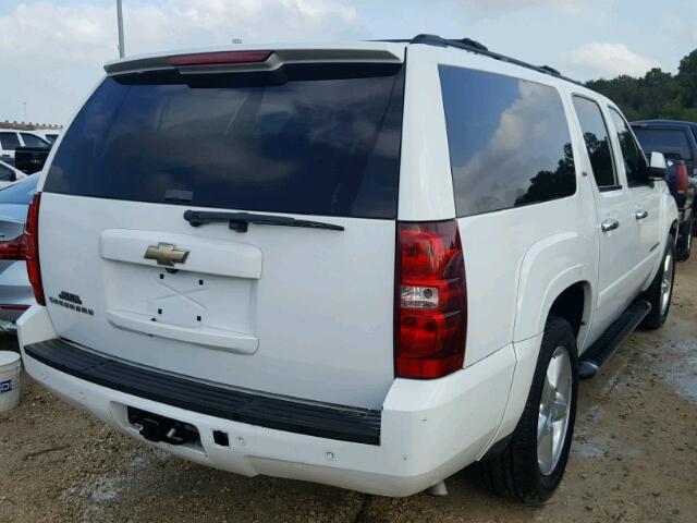 1GNFC26J89R170250 - 2009 CHEVROLET SUBURBAN C WHITE photo 4