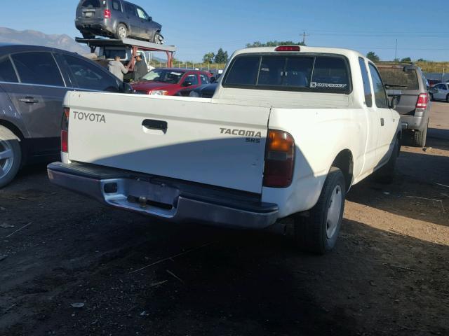 4TAVL52N6WZ059864 - 1998 TOYOTA TACOMA WHITE photo 4