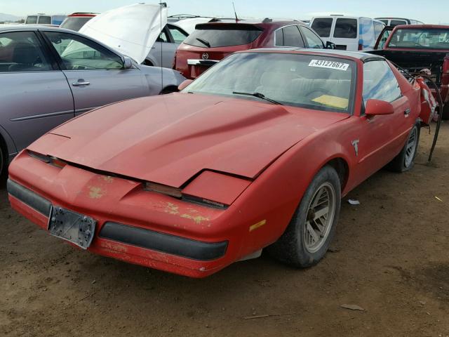 1G2FS21E9KL204442 - 1989 PONTIAC FIREBIRD B RED photo 2