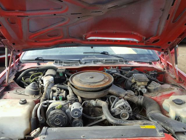 1G2FS21E9KL204442 - 1989 PONTIAC FIREBIRD B RED photo 7