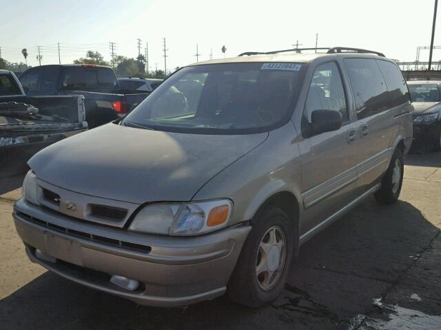 1GHDX03E7YD318734 - 2000 OLDSMOBILE SILHOUETTE TAN photo 2