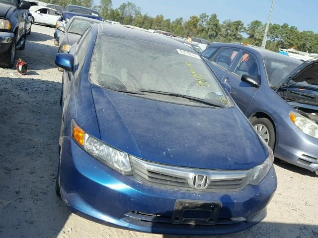 2HGFB2F58CH558778 - 2012 HONDA CIVIC LX BLUE photo 9