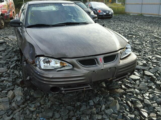 1G2NF52E01M554812 - 2001 PONTIAC GRAND AM S ნაცრისფერი ფოტო 9