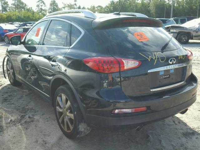 JN1AJ0HP8AM700655 - 2010 INFINITI EX35 BASE BLACK photo 3