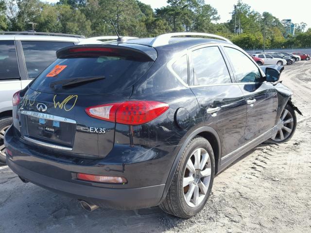 JN1AJ0HP8AM700655 - 2010 INFINITI EX35 BASE BLACK photo 4