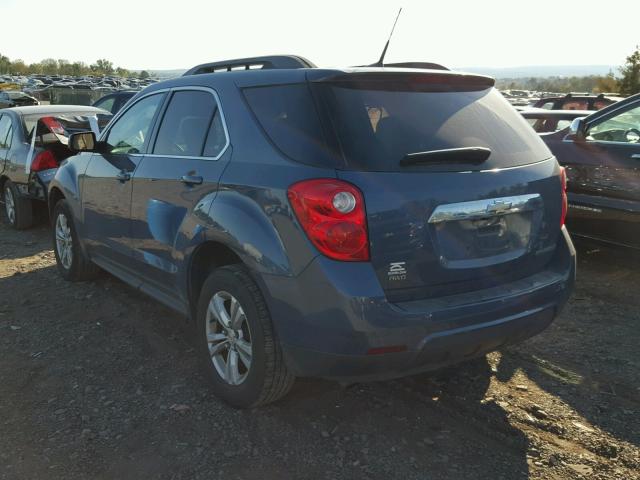 2CNFLEEC2B6457139 - 2011 CHEVROLET EQUINOX LT BLUE photo 3