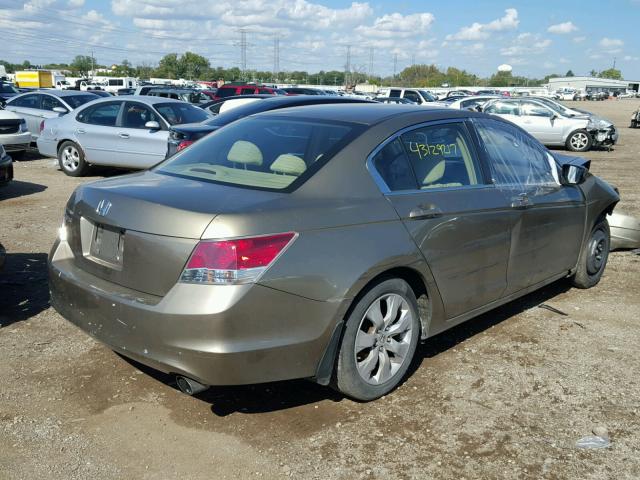 1HGCP26738A042470 - 2008 HONDA ACCORD EX GOLD photo 4