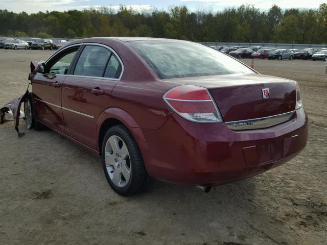 1G8ZS57N07F215489 - 2007 SATURN AURA XE MAROON photo 3