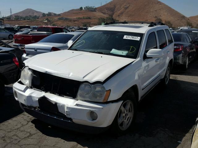 1J4HS58NX5C641621 - 2005 JEEP GRAND CHER WHITE photo 2